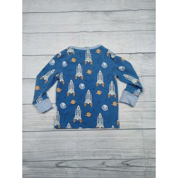 3/4 Meyadey Space Shuttle Long Sleeve Tee - Picture 4 of 6